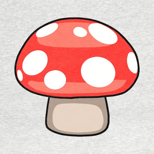 Red Mushroom by Nerdpins